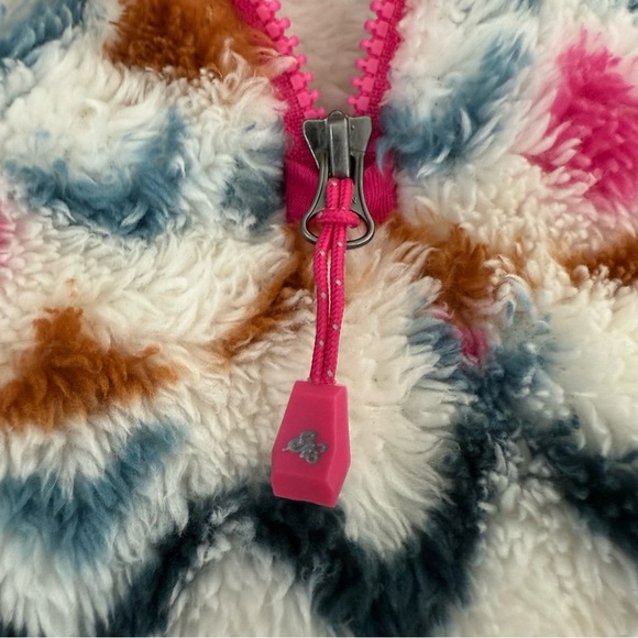 Women’s Eddie Bauer Aztec Ultra Soft Plush 1/4 Zip Pullover Sweater Small - Picture 6 of 16